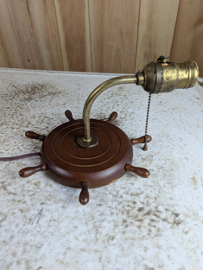 Vintage Nautical Plug-in Wall Sconce Lamp - view 3