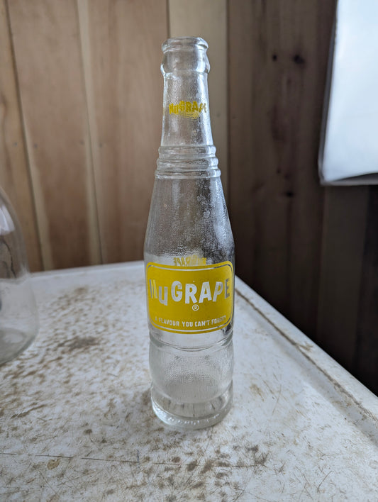 Vintage NuGrape 10oz ACL Soda Bottle