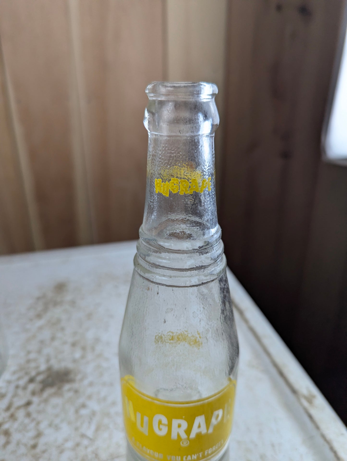 Vintage NuGrape 10oz ACL Soda Bottle - view 3