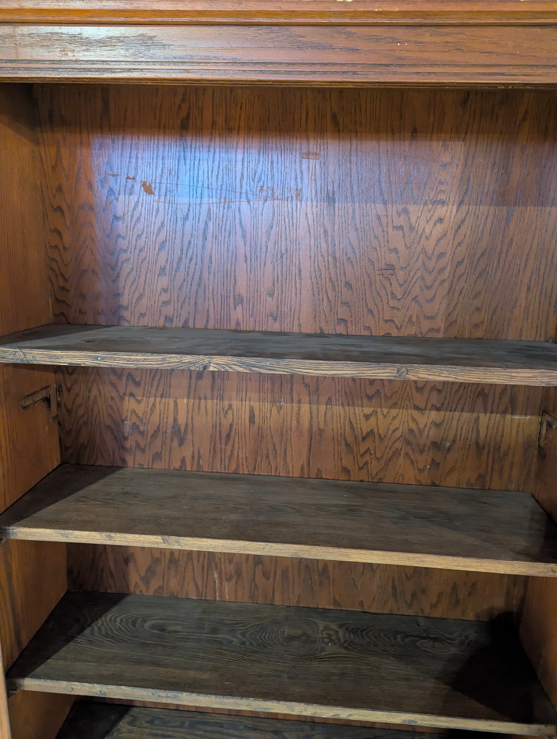Vintage Oak 5-Shelf Bookcase - view 2