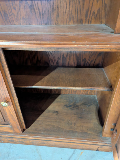 Vintage Oak 5-Shelf Bookcase - view 4