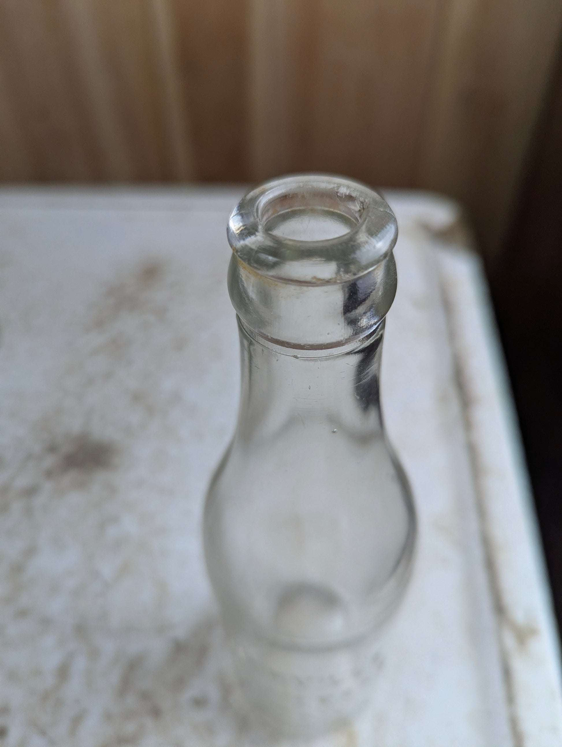 Vintage Oakville Beverage Company Embossed Glass Soda Bottle - view 4