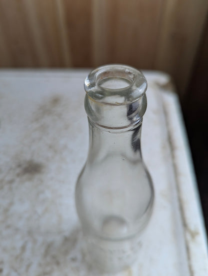 Vintage Oakville Beverage Company Embossed Glass Soda Bottle - view 4
