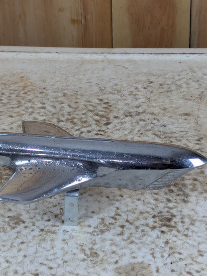 Vintage OEN 1952 Chevy Rocket Hood Ornament - view 2