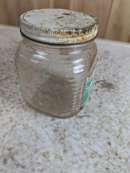 Vintage Old Mill Fine Cut Cigarette Tobacco Glass Jar - view 2