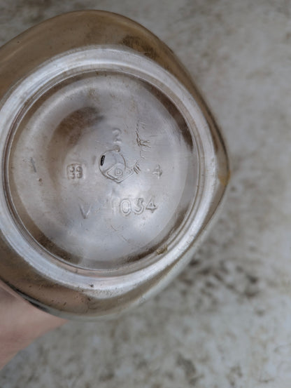 Vintage Old Mill Fine Cut Cigarette Tobacco Glass Jar - view 3