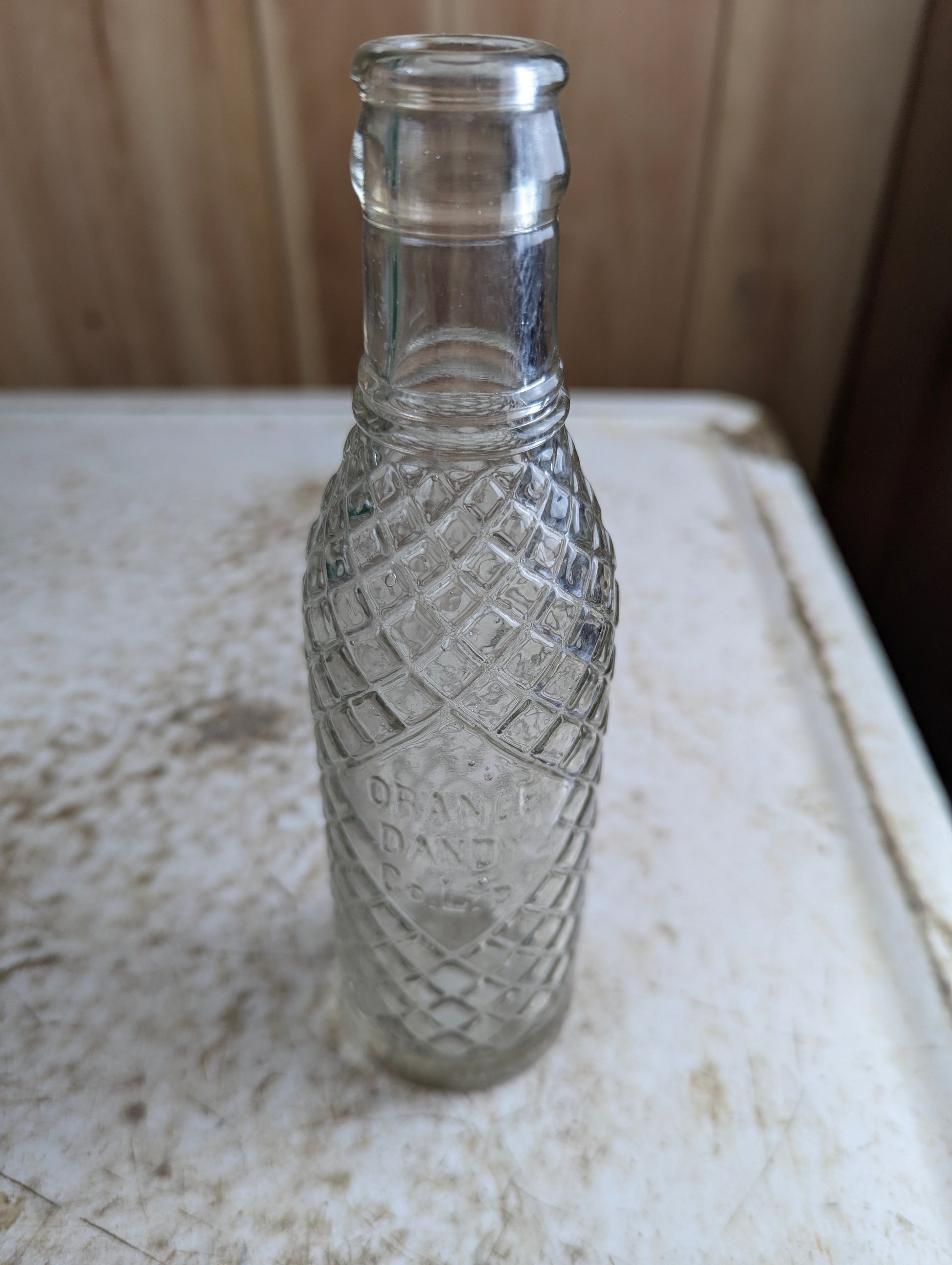 Vintage Orange Dandy Co. Ltd. Embossed 7oz Soda Bottle
