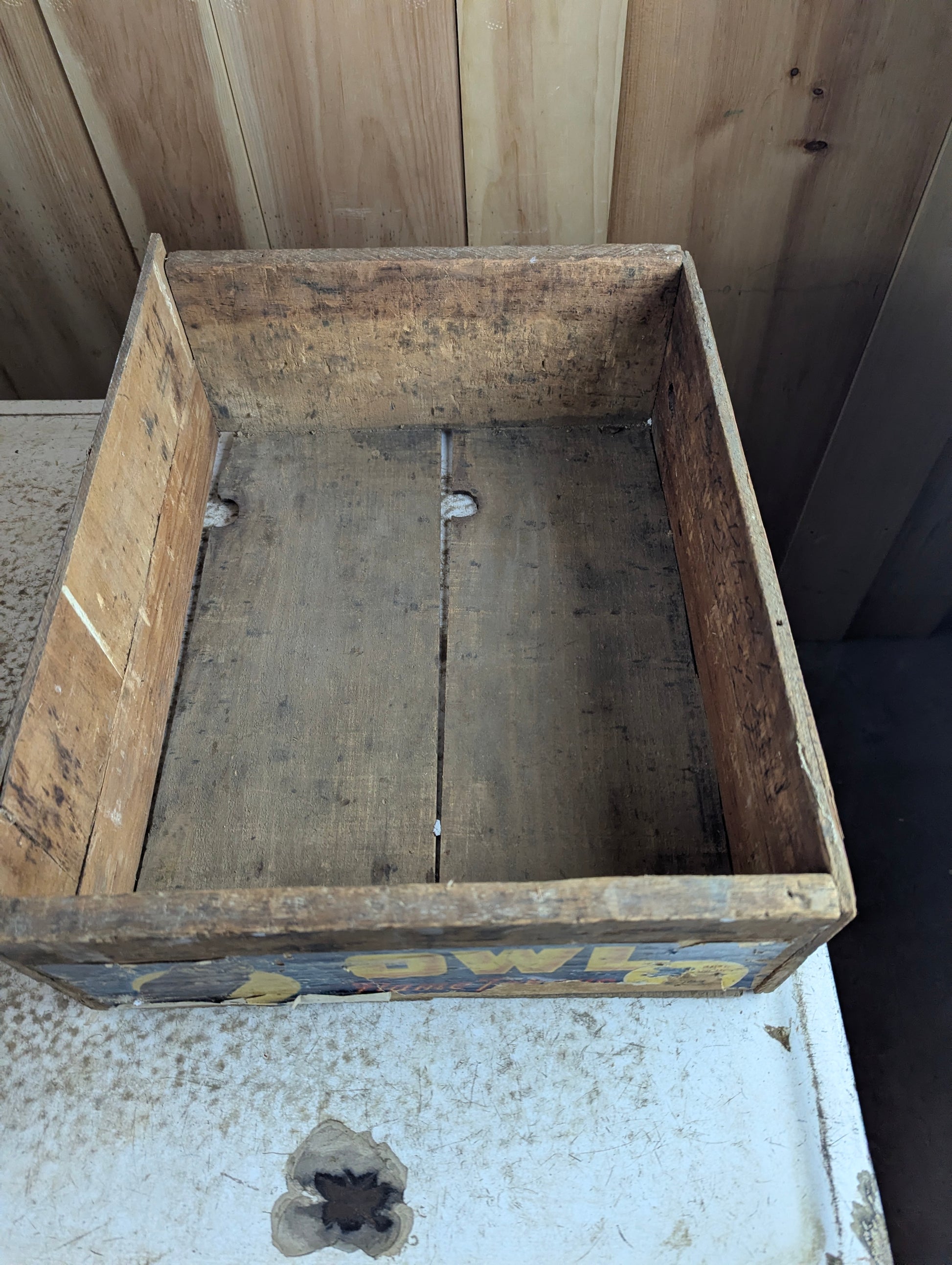 Vintage Owl California Fruit Exchange Crate - view 4