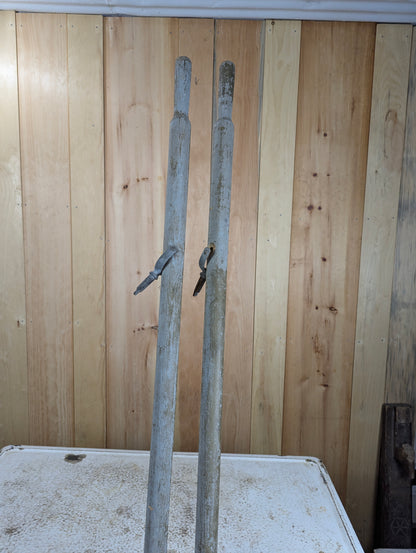 Vintage Pair of Wooden Oars - view 2