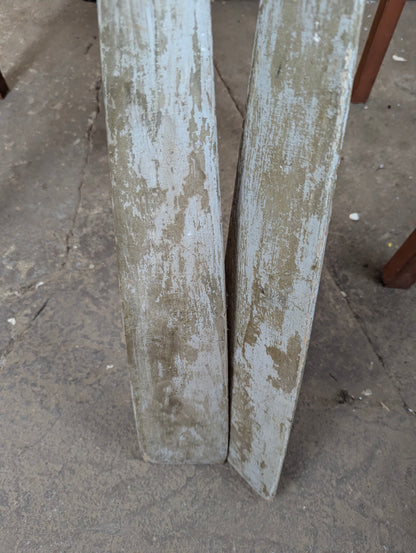 Vintage Pair of Wooden Oars - view 3