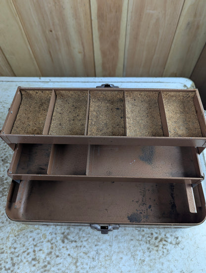 Vintage Park 13.5" x 5" x 5" Metal Tackle Box - view 3