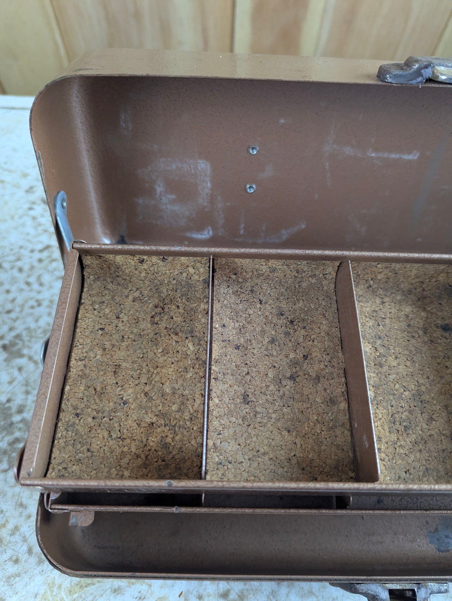 Vintage Park 13.5" x 5" x 5" Metal Tackle Box - view 5