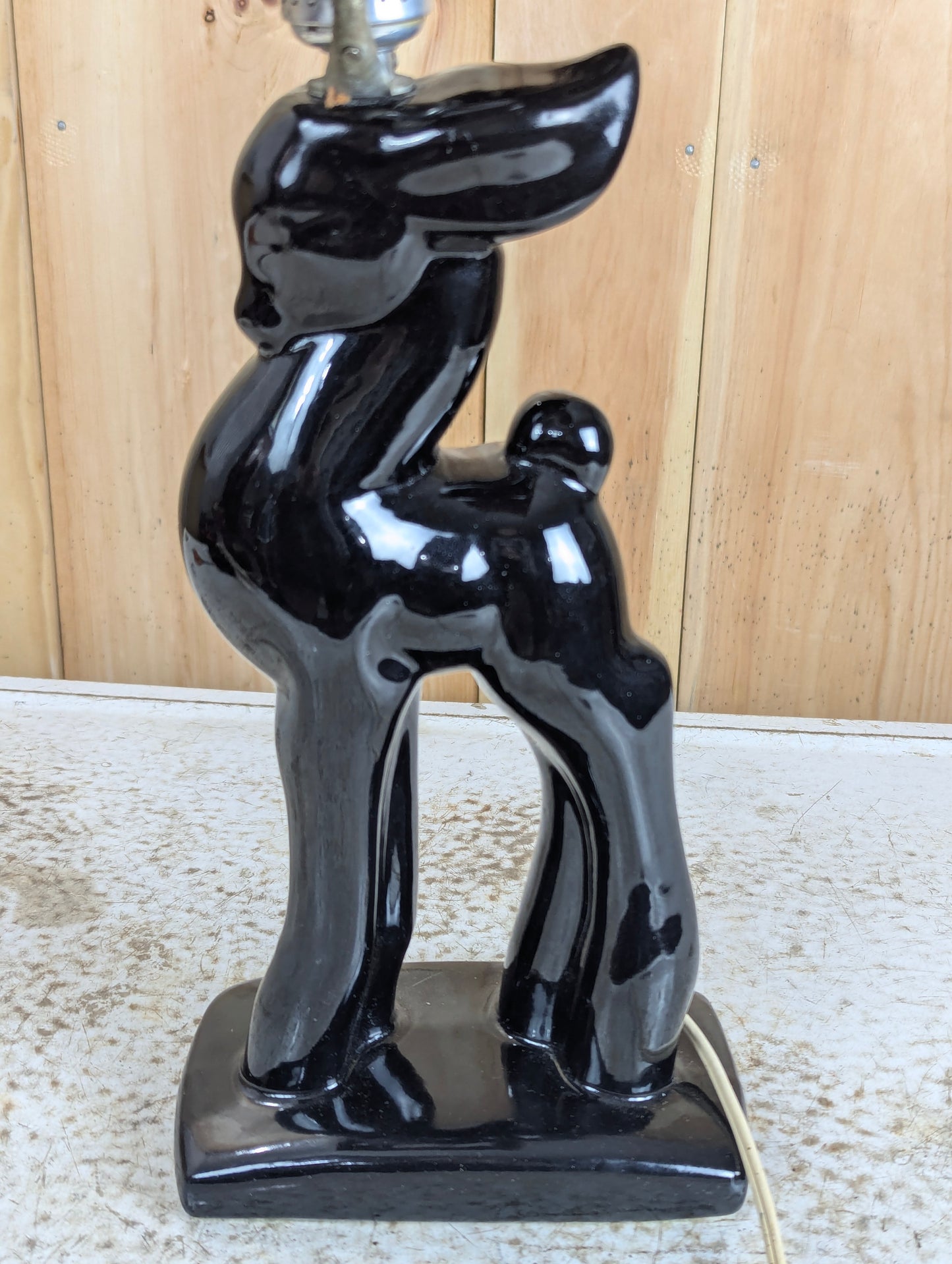 Vintage Phil Mar Deer Table Lamp - view 2