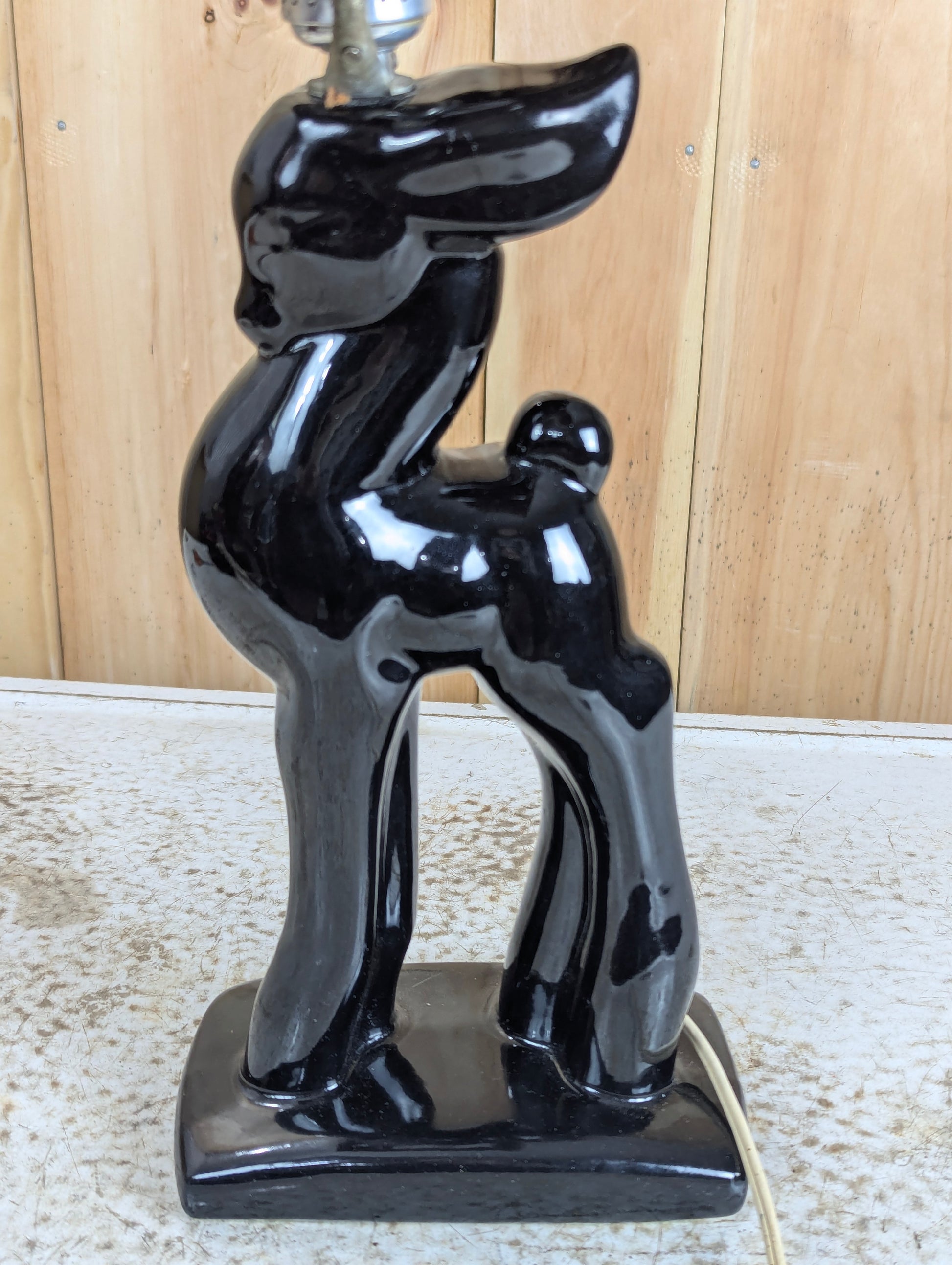 Vintage Phil Mar Deer Table Lamp - view 2
