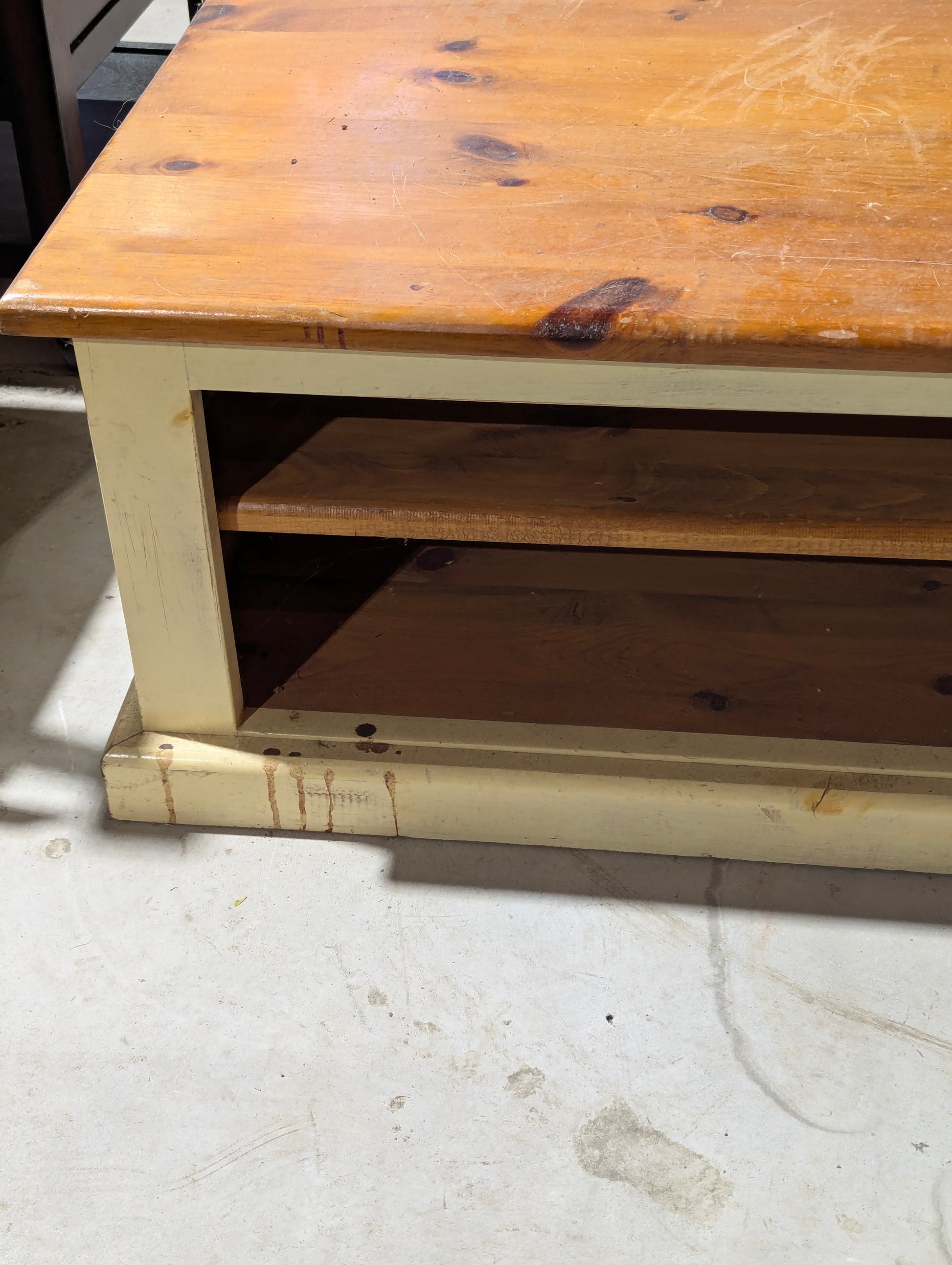 Vintage Pine Media Stand - view 2