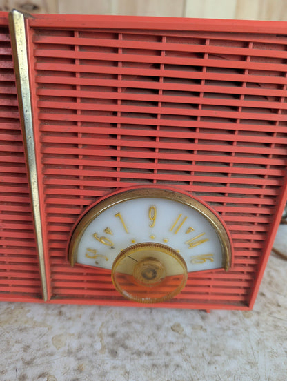 Vintage Pink Philco Twin Speaker Radio Model 826 - view 3