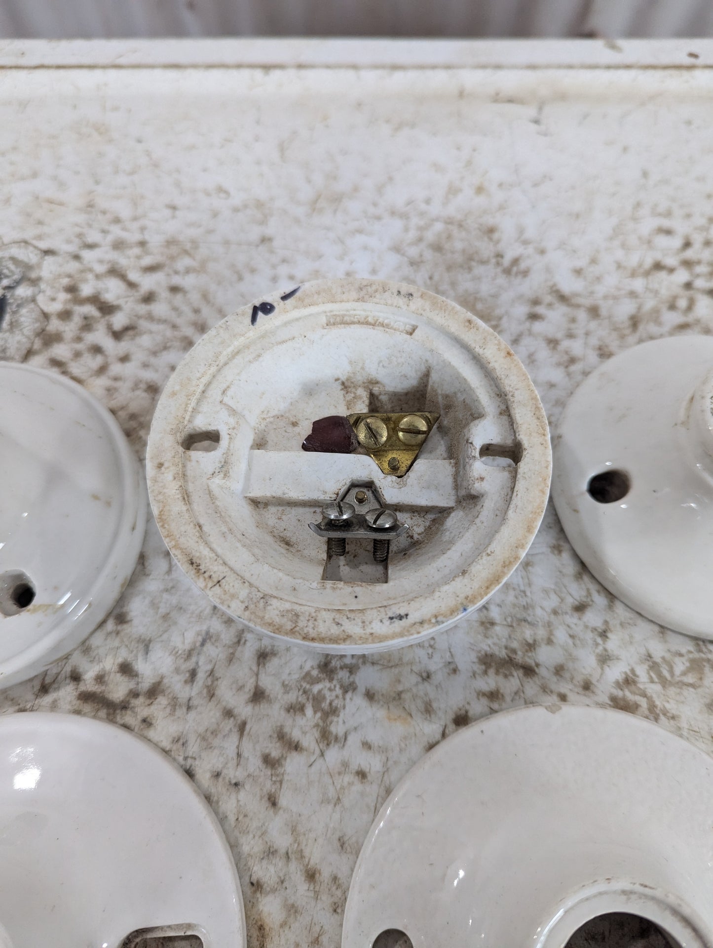 Vintage Porcelain Light Fixtures - view 6