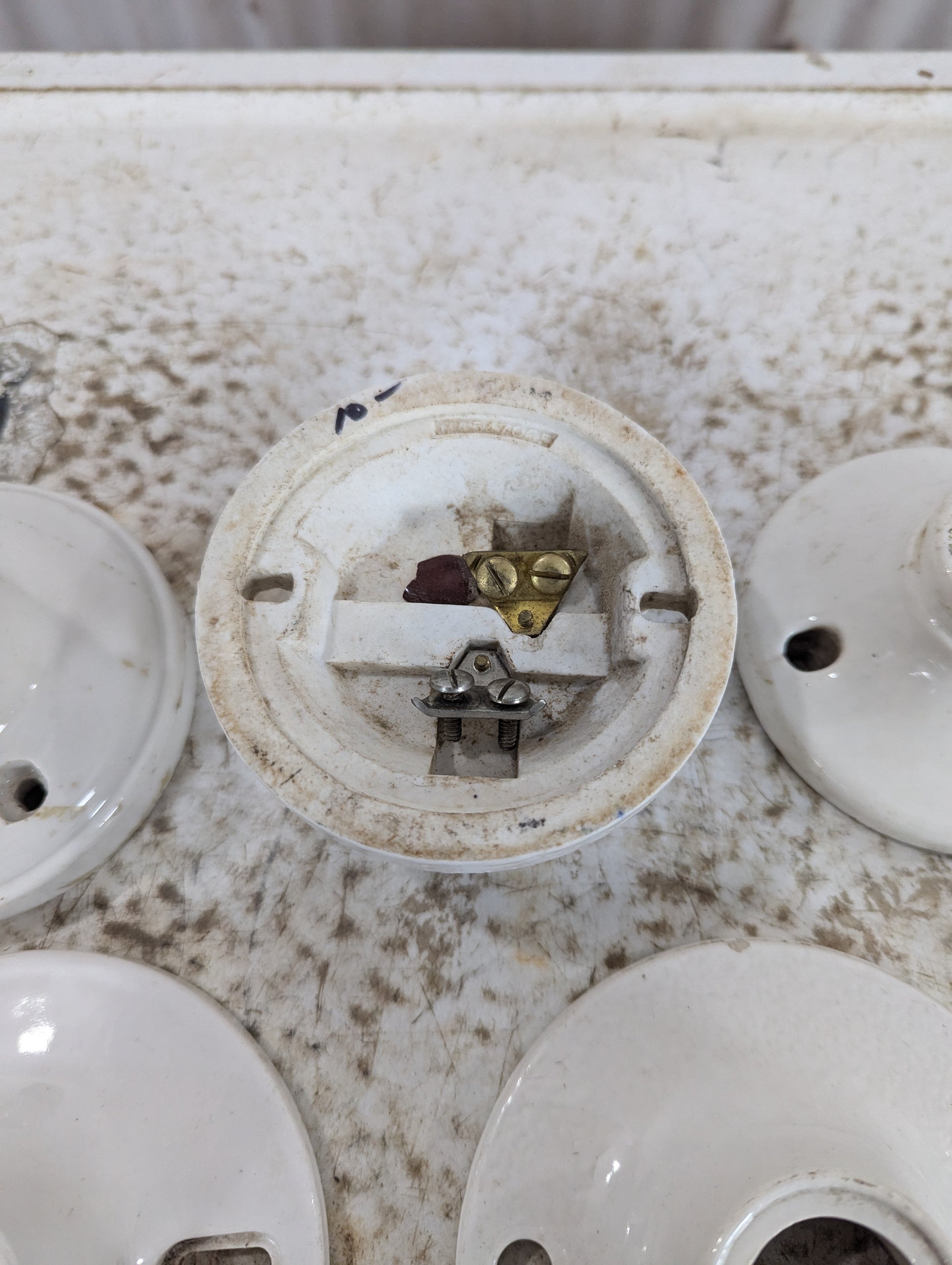 Vintage Porcelain Light Fixtures - view 6