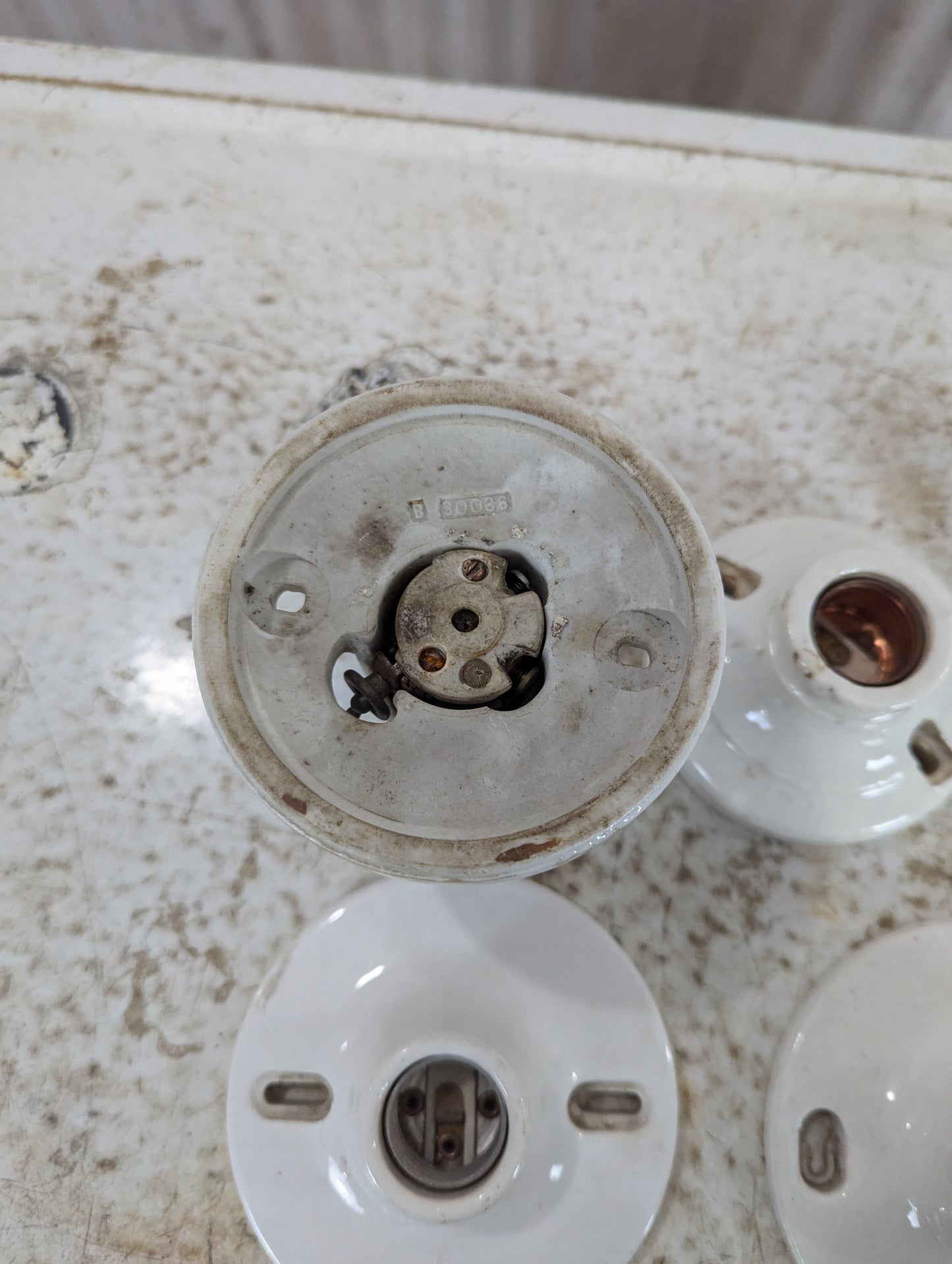 Vintage Porcelain Light Fixtures - view 7
