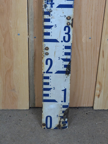 Vintage Porcelain Ontario Hydro Staff Gauge - view 2