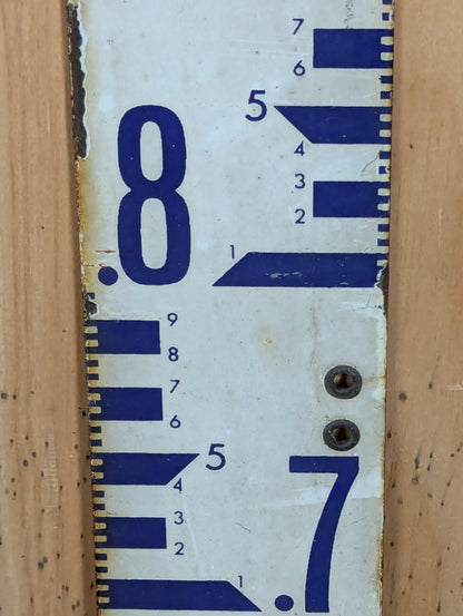 Vintage Porcelain Ontario Hydro Staff Gauge - view 4