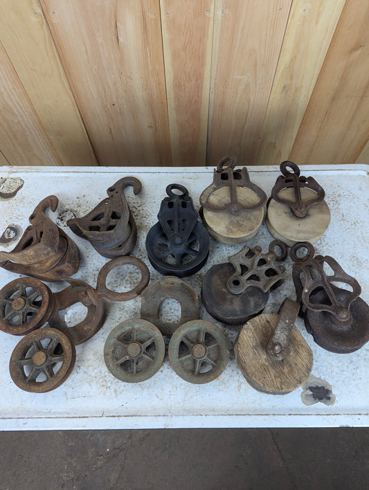 Vintage Pulleys
