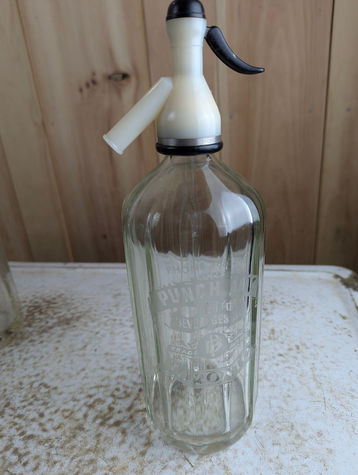 Vintage Punch Dry Beverages Toronto Soda Siphon Bottle