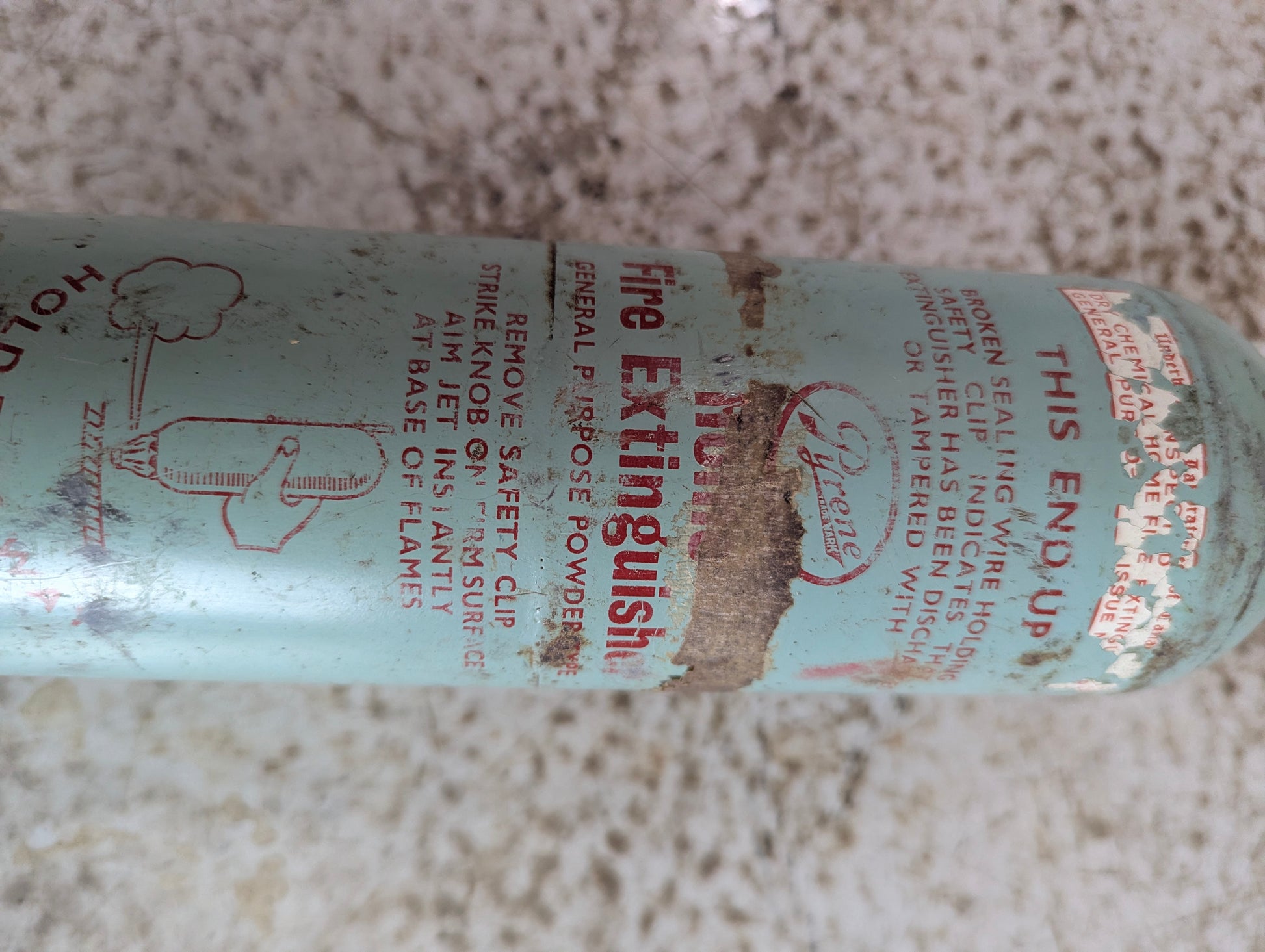 Vintage Pyrene Home Fire Extinguisher - view 2