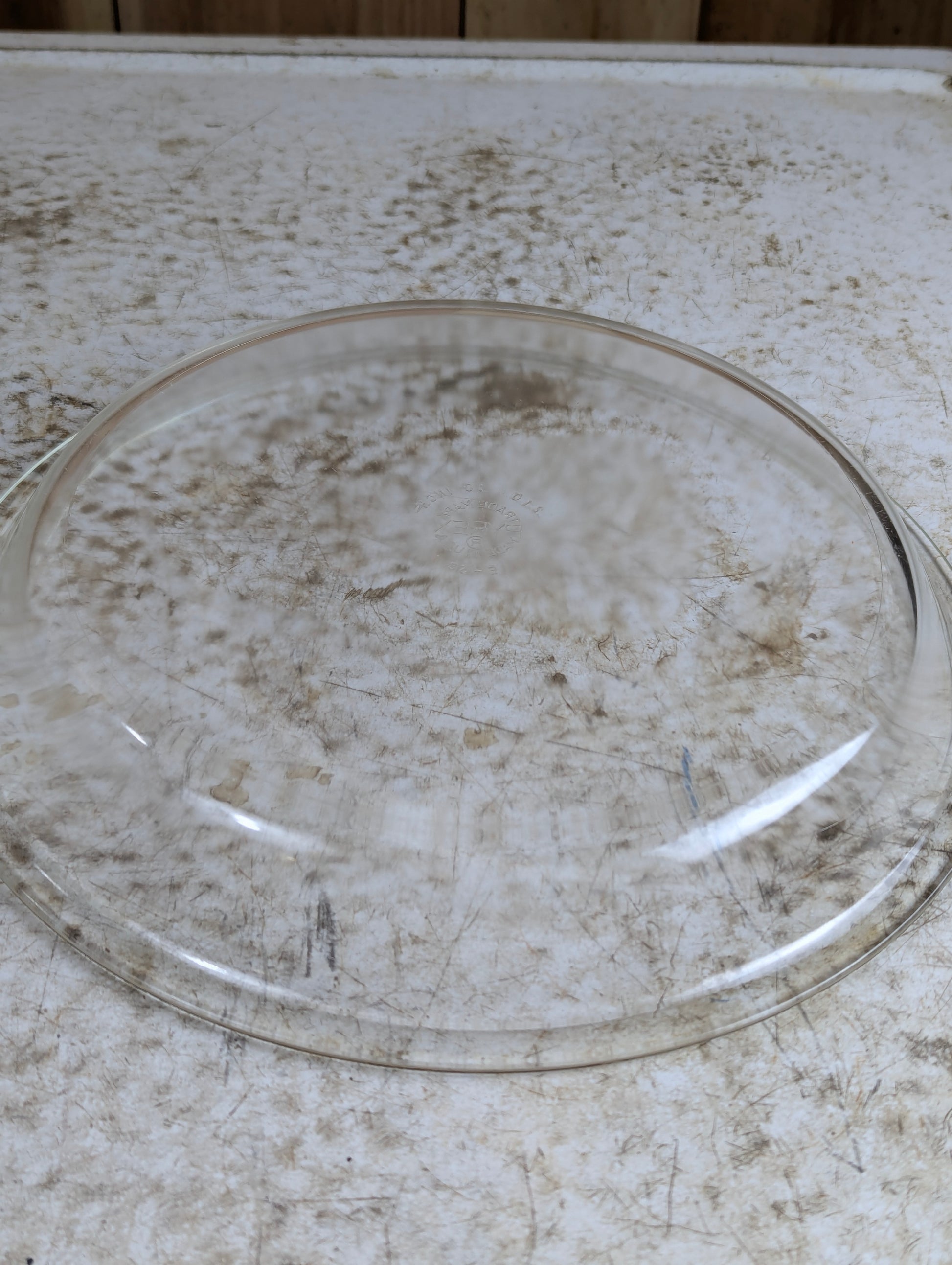 Vintage Pyrex 210 10-inch Glass Pie Plate - view 3