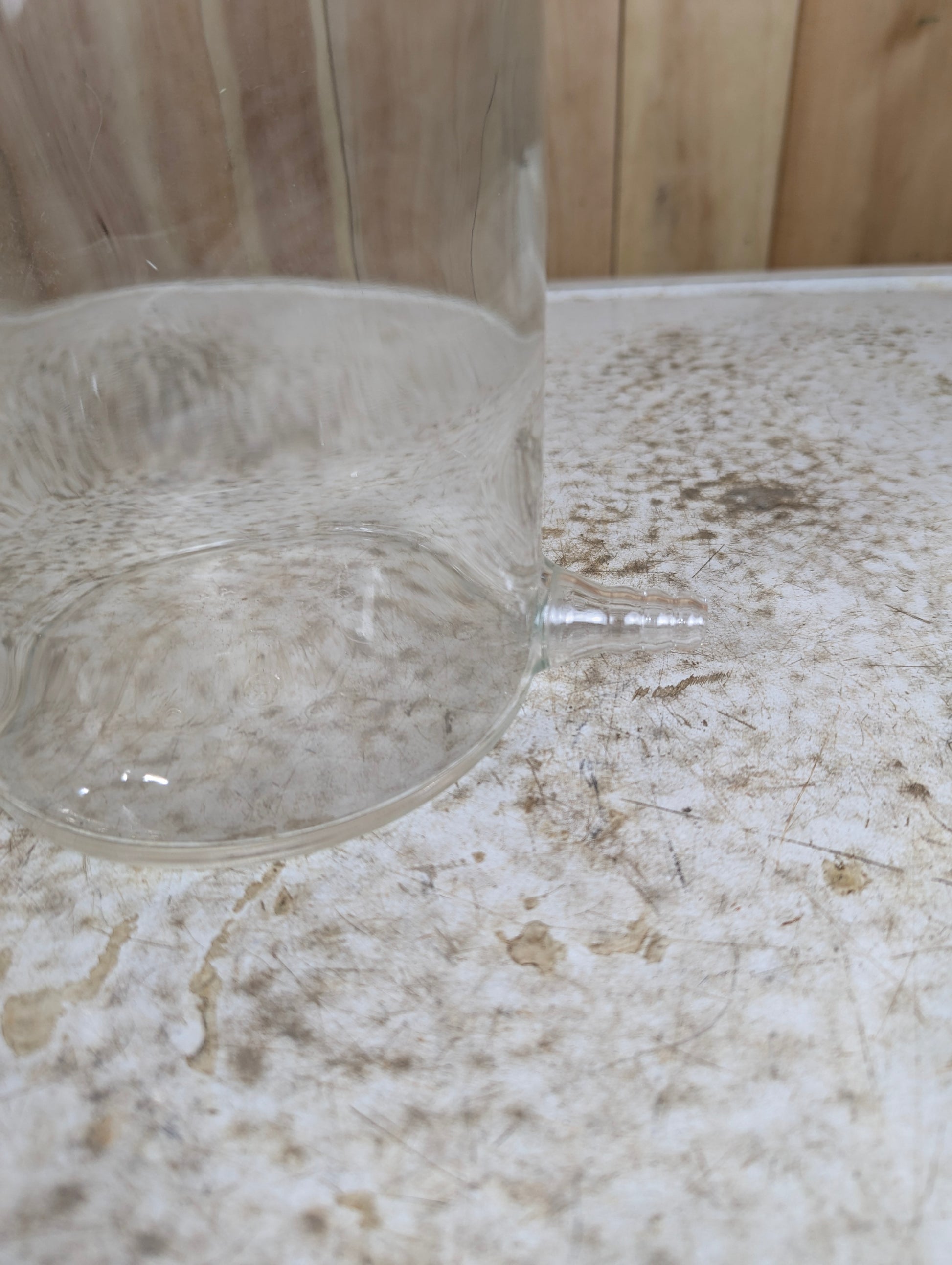 Vintage Pyrex Aspirator Borosilicate Glass Bottle - view 2