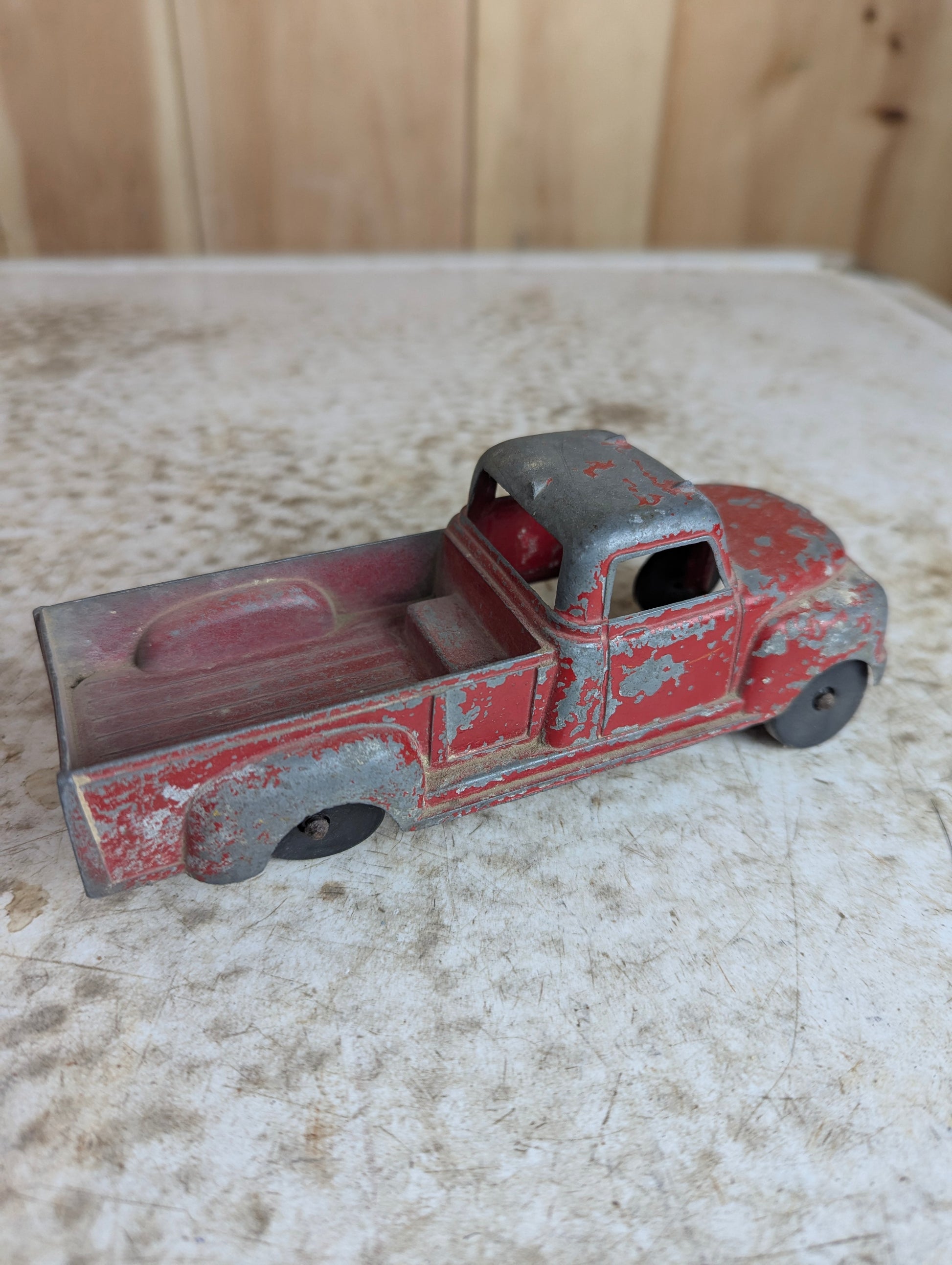 Vintage Red Metal Structo Truck - view 3