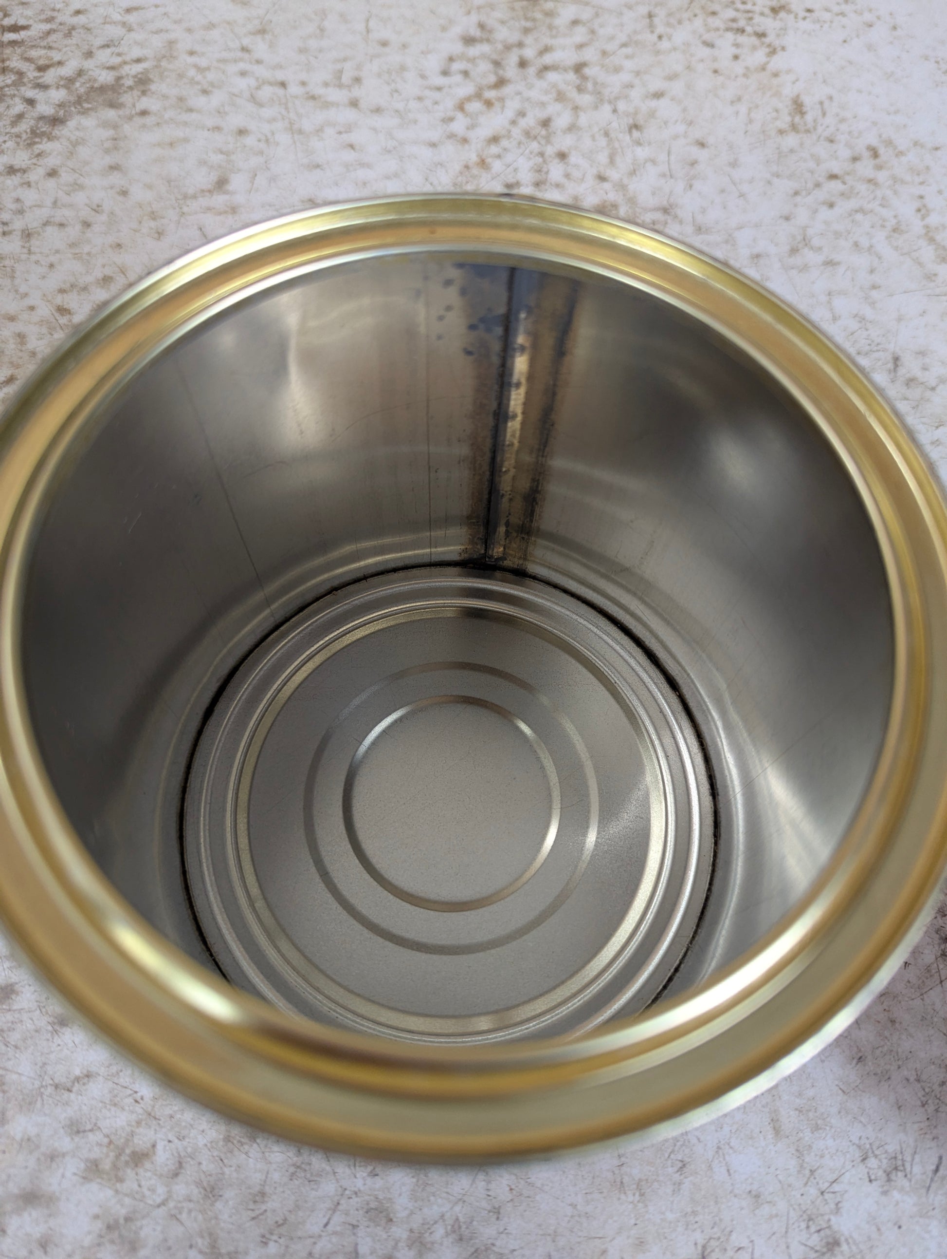 Vintage Richmello Peanut Butter 3 lb Tin with Lid - view 6