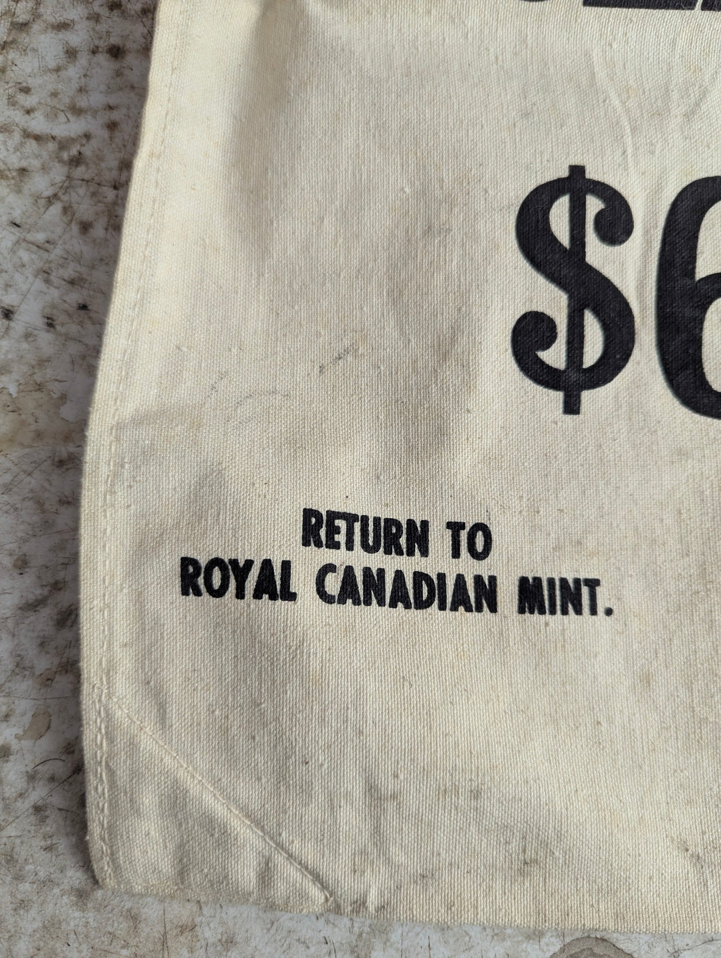 Vintage Royal Canadian Mint Penny Cent Bag - view 2