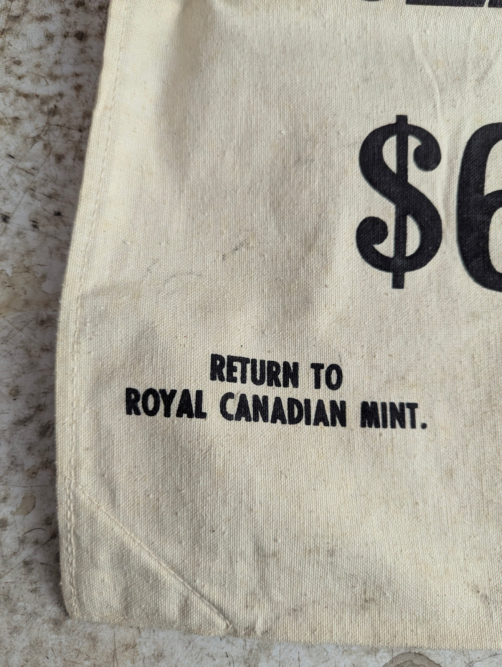 Vintage Royal Canadian Mint Penny Cent Bag - view 2