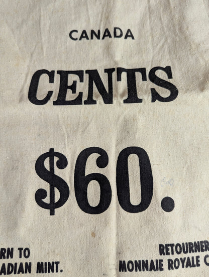 Vintage Royal Canadian Mint Penny Cent Bag - view 3