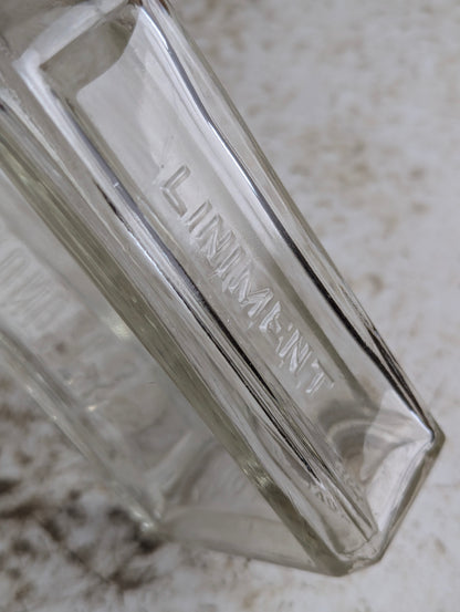 Vintage Rundle's Liniment Patent Medicine Bottle With Cap - view 4