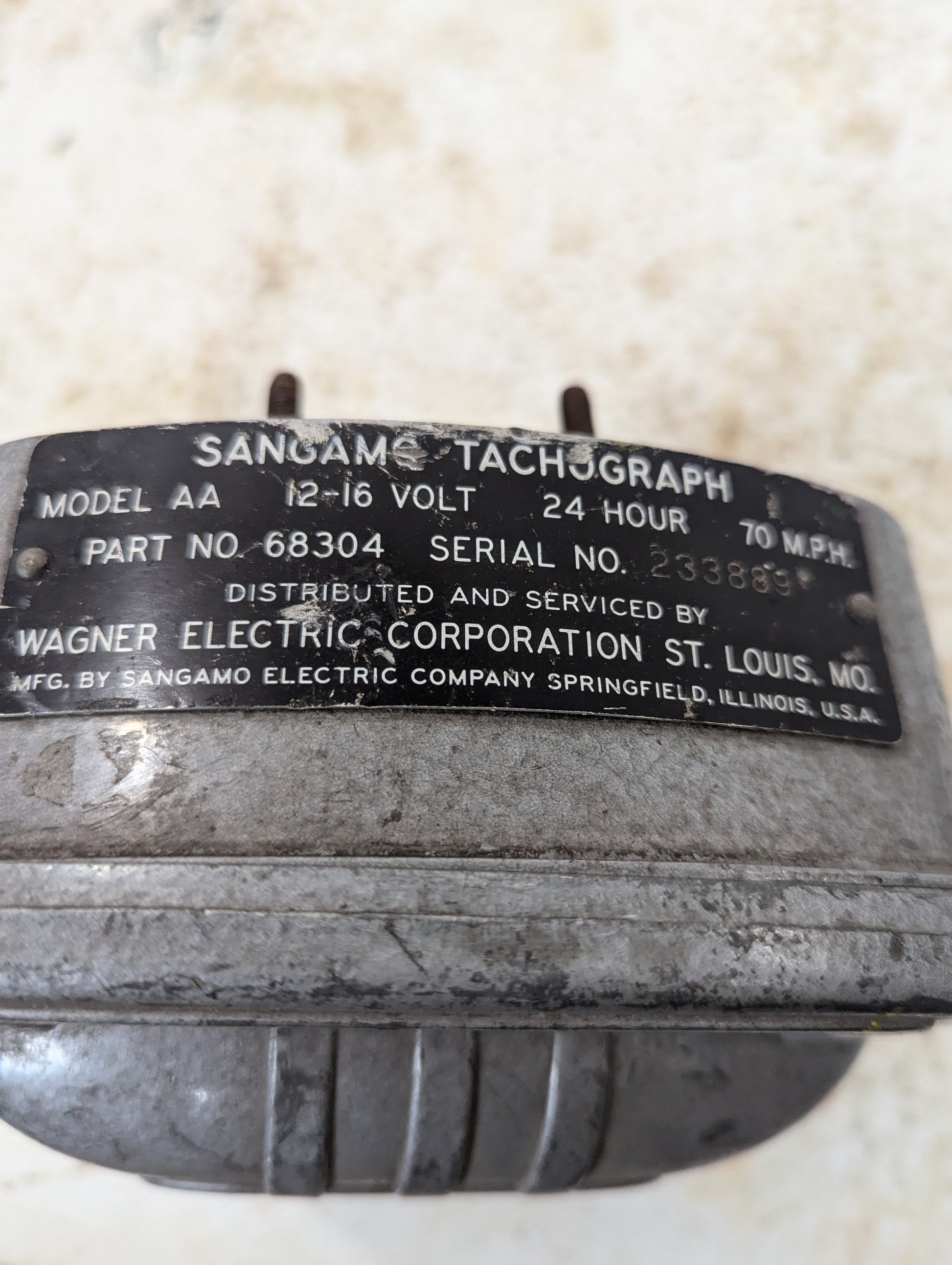 Vintage Sangamo Tachograph Model AA - view 3