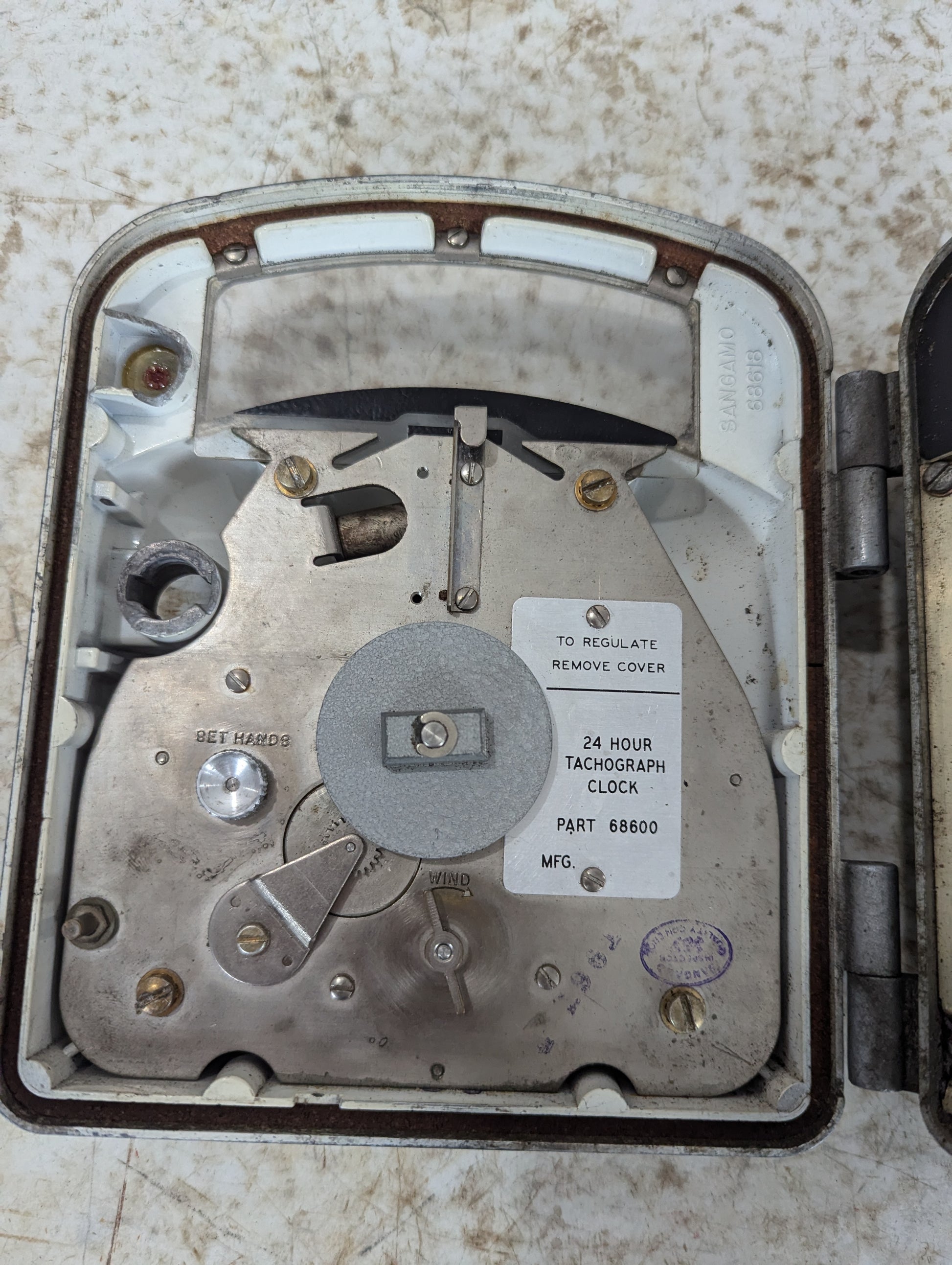 Vintage Sangamo Tachograph Model AA - view 4