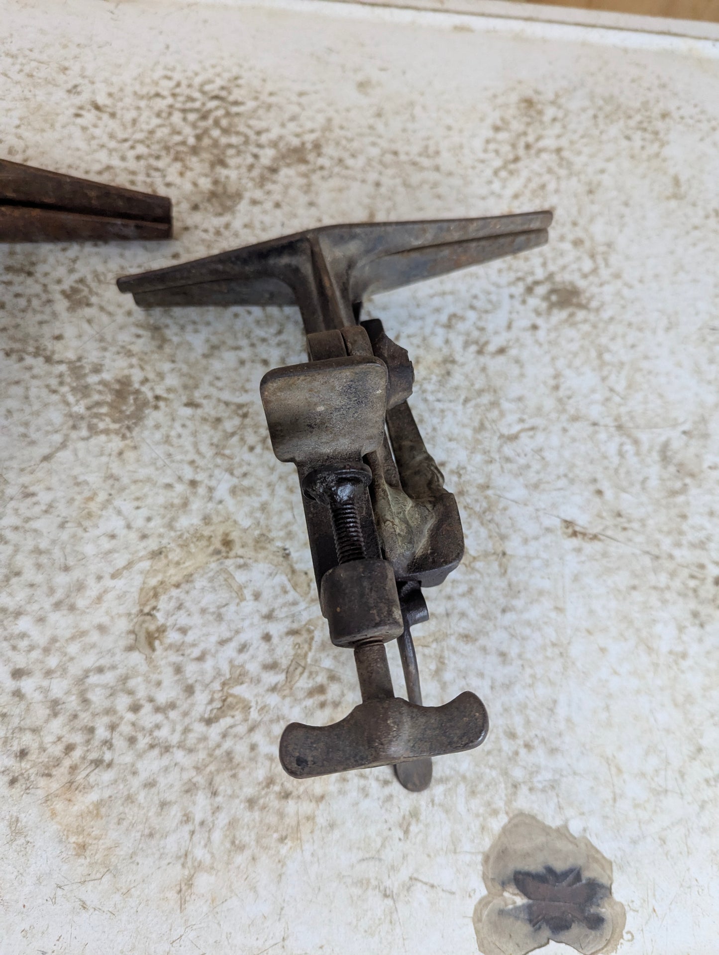 Vintage Saw Blade Vise Clamp - view 3