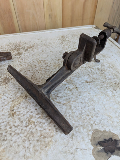 Vintage Saw Blade Vise Clamp - view 4