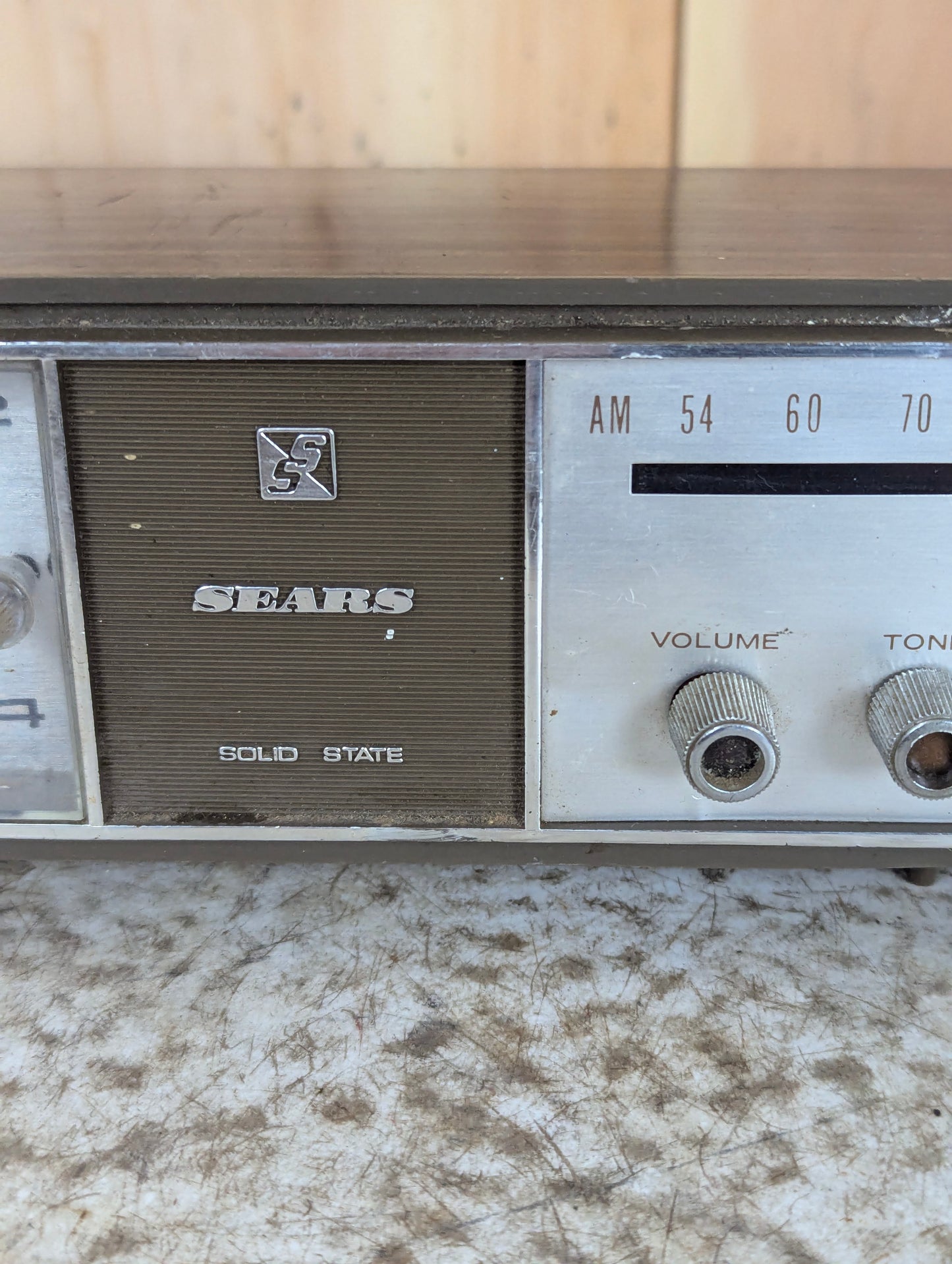Vintage Sears Clock AM Radio - view 3