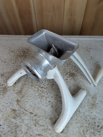 Vintage Sears Roebuck Maid of Honor Manual Tabletop Meat Grinder - view 2