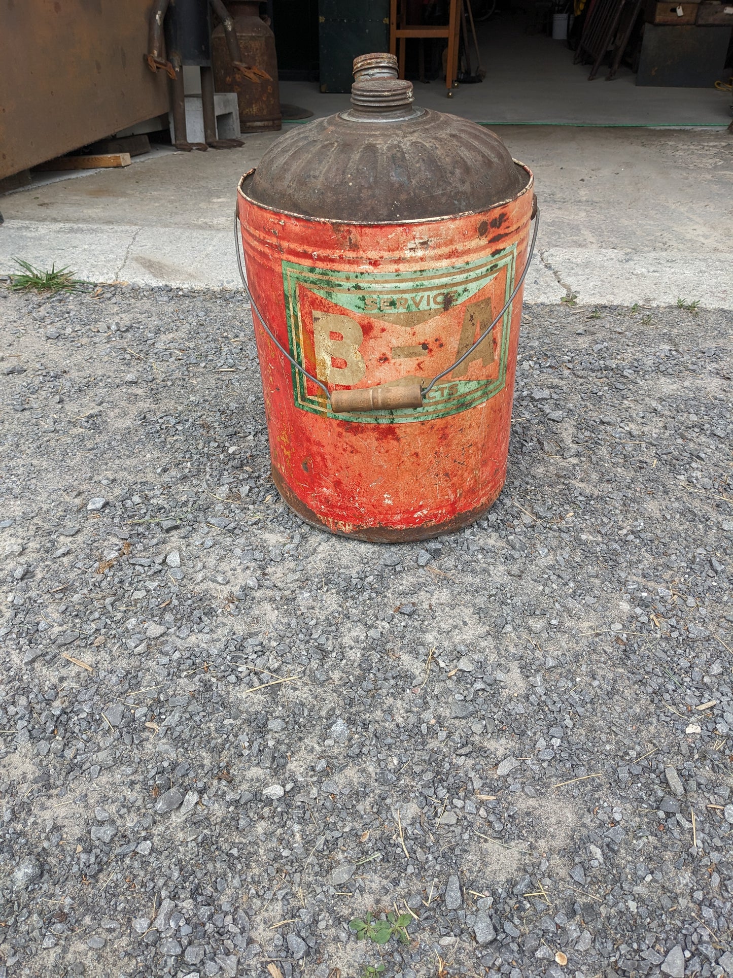 Vintage Service BA Oil Can - view 2