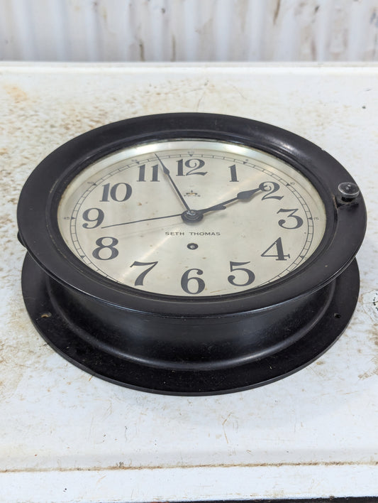 Vintage Seth Thomas Porthole Ships Clock