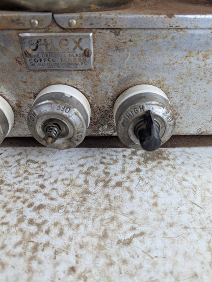 Vintage Silex 3 Burner Coffee Maker - Damaged, but Working - view 3