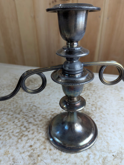 Vintage Silver-plated Three-Arm Candelabra - view 2