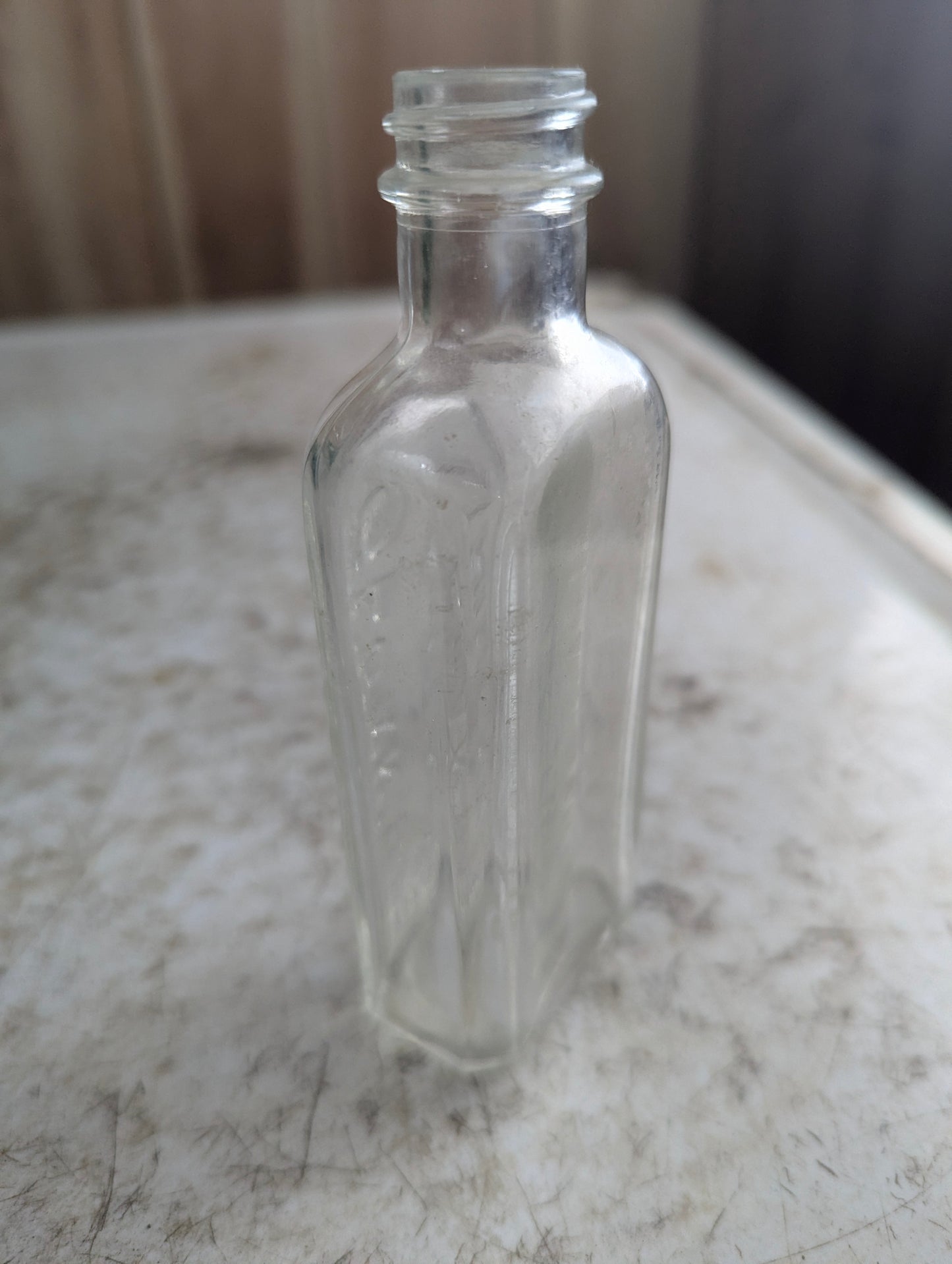 Vintage Sloan's Liniment Clear Glass Patent Medicine Bottle - view 3