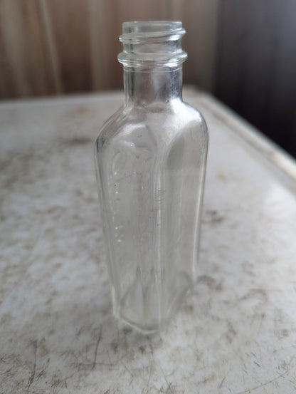 Vintage Sloan's Liniment Clear Glass Patent Medicine Bottle - view 3