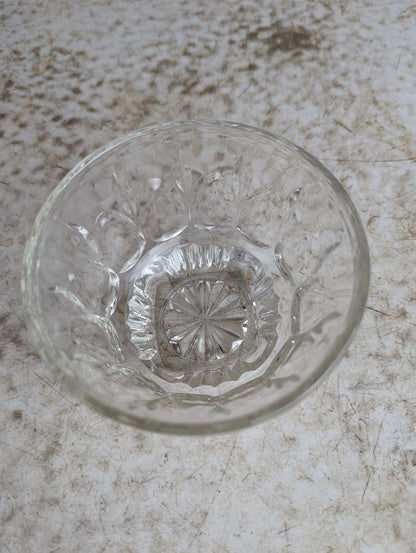 Vintage Small Pressed Glass Bowl - view 2