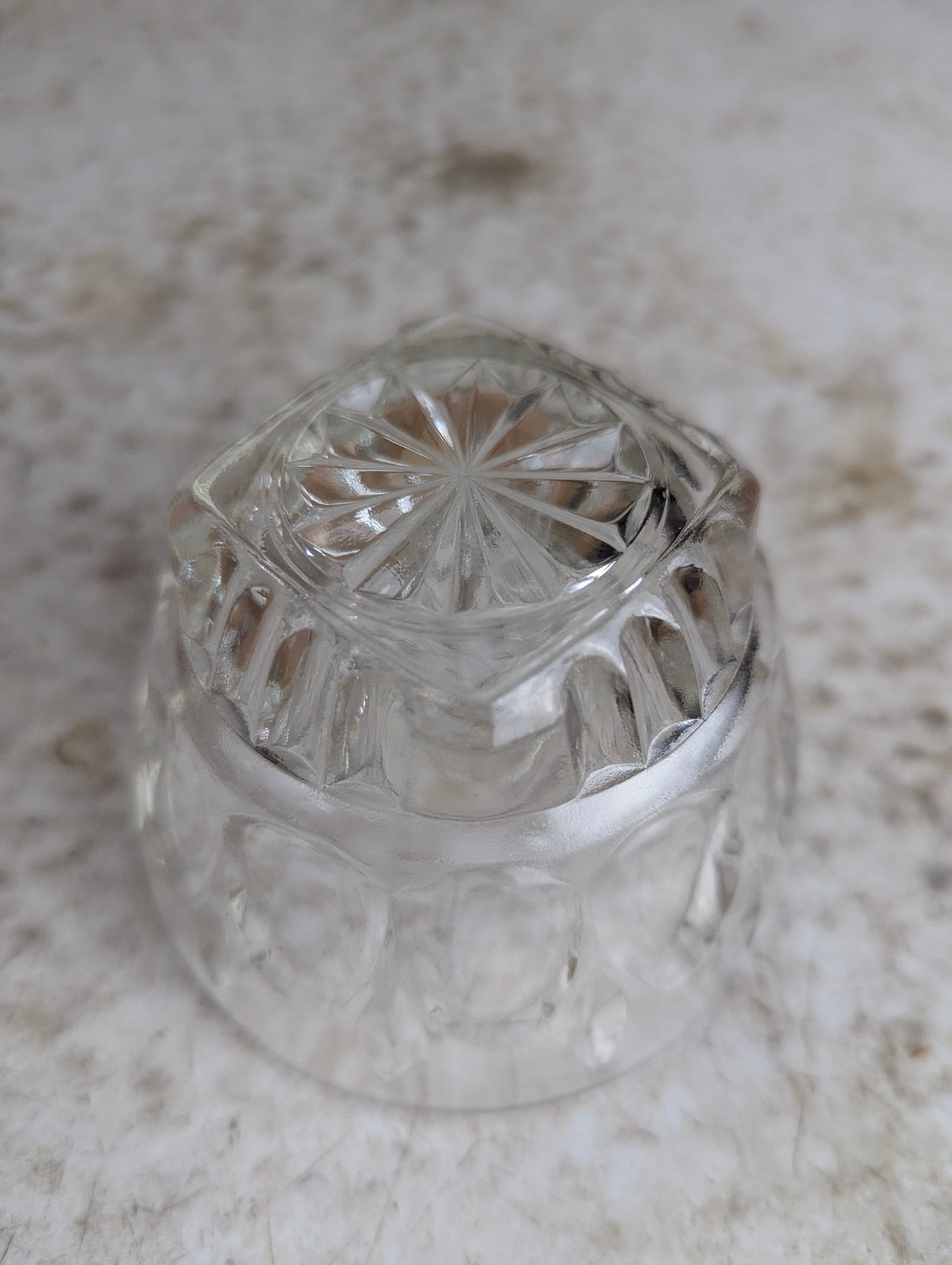 Vintage Small Pressed Glass Bowl - view 3